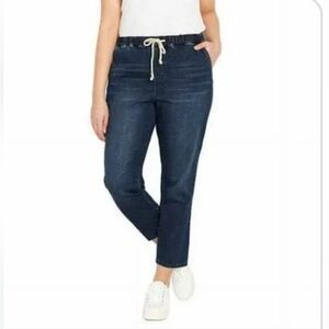 Buffalo David Bitton Comfy Casual Pull-On Denim Joggers SIZE 16